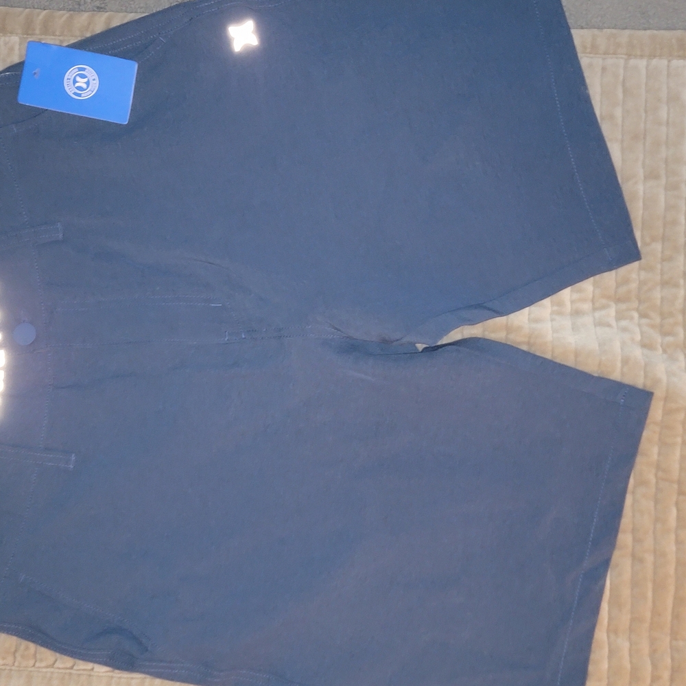 Hurley Dark Blue Flat Front Shorts